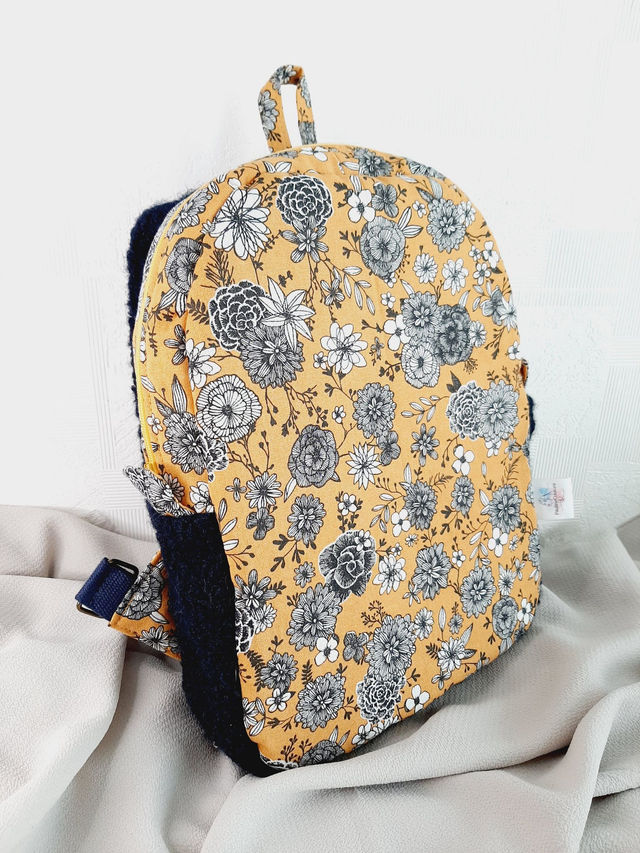 Sac à dos &quot;Fleurs d&#039;hiver&quot;