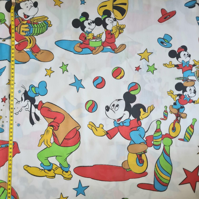 Tissu vintage Mickey cirque