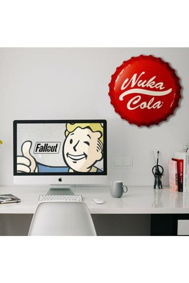 Fanatik - Nuka Cola Bottle Cap Metallic Sign 37 cm