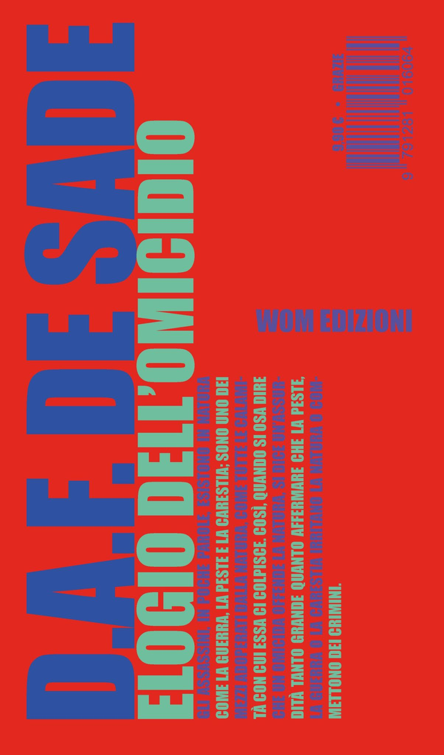 De Sade D.A.F. - Elogio dell'omicidio (WoM Edizioni)