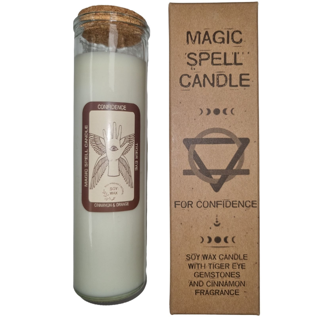 Bougie Magique - Confiance - ŒIL DE TIGRE & CANNELLE