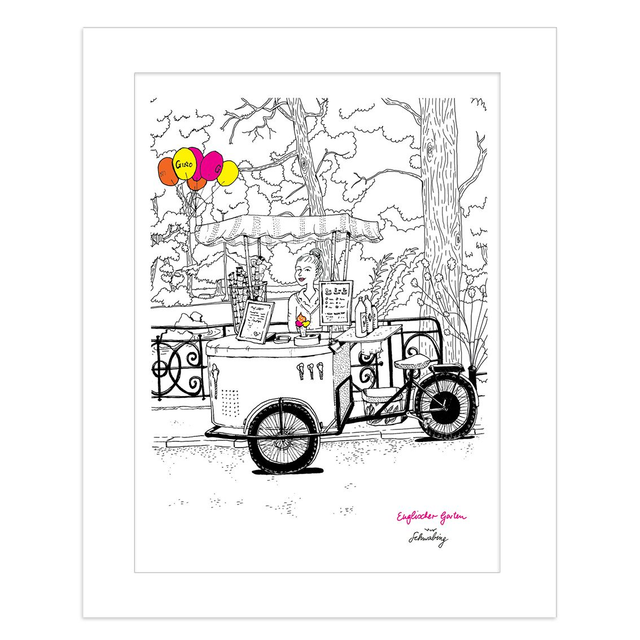 Eiswagen Gino Gelato, Englischer Garten