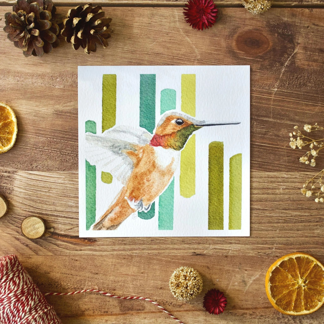 Colibri roux - reproduction en tirages limités
