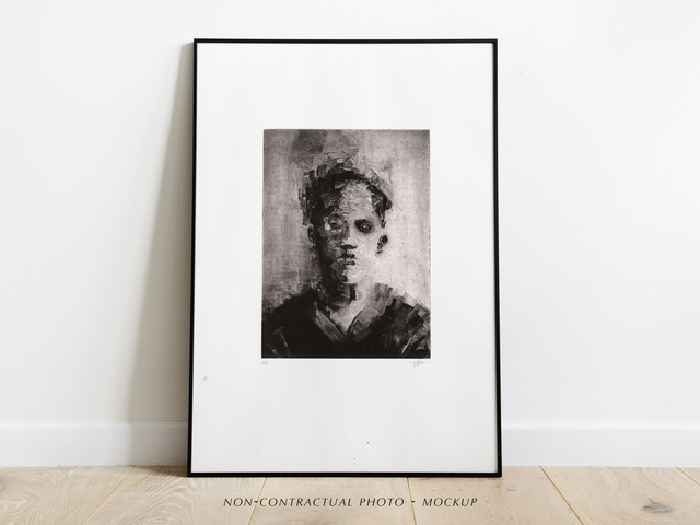 Fine art etching / Not framed / Portrait V