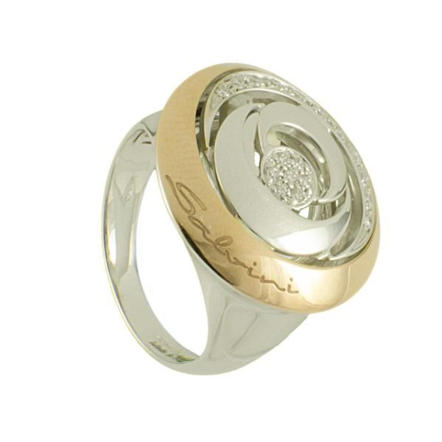 Salvini anello oro bianco e giallo 20028260