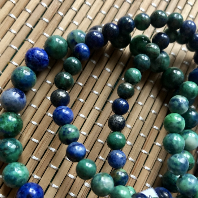 Bracelet Azurite / Malachite AA