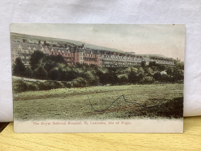 The Royal National Hospital, Ventnor, Isle of Wight, Posted 1905 BG Co. Antique postcard. Our Ref No. R863 £2.50
