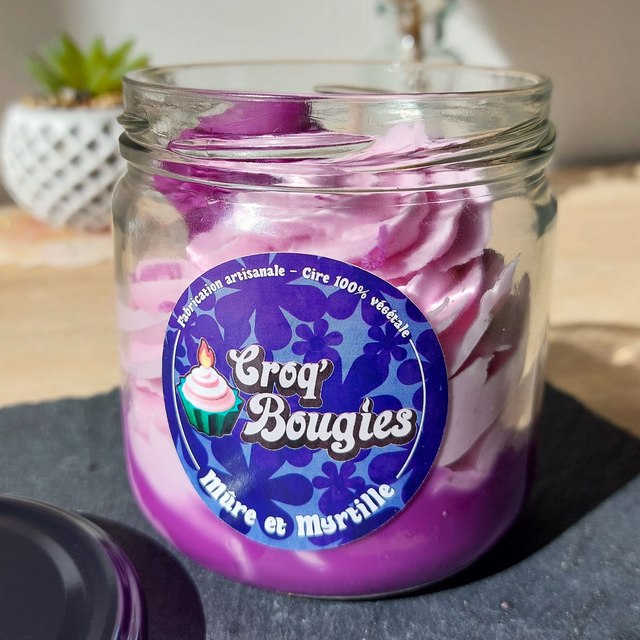 Bougie 220 mL - MURE / MYRTILLE