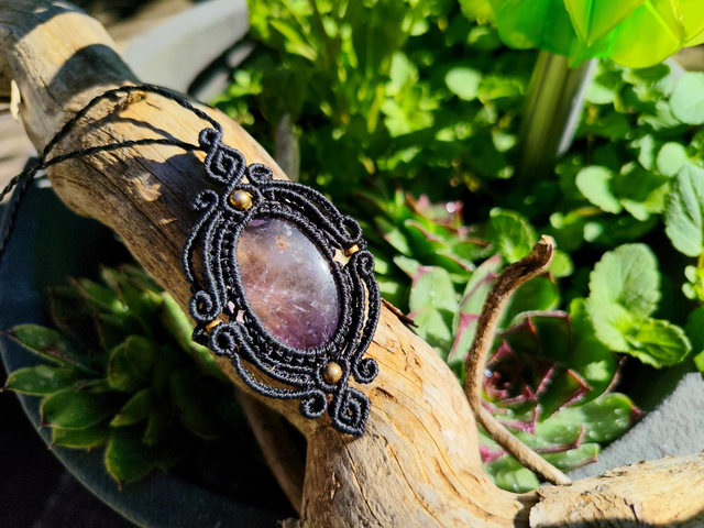 Collier pendentif • améthyste 