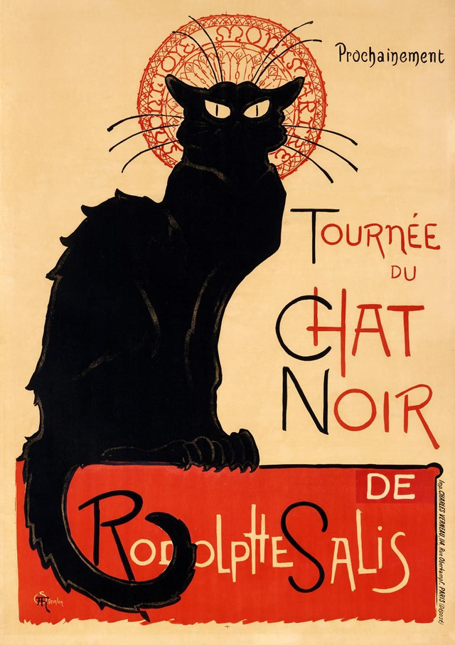 Tournée du Chat Noir (1896) by Théophile Alexandre Steinlen