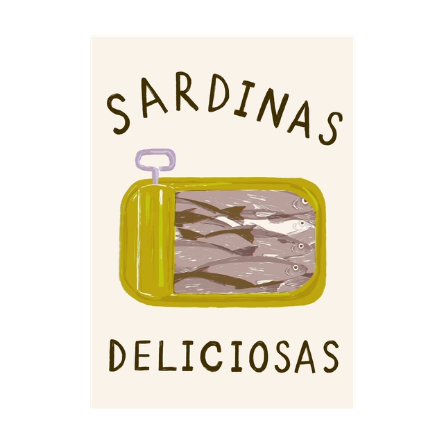 A3 Print - Sardines Natural