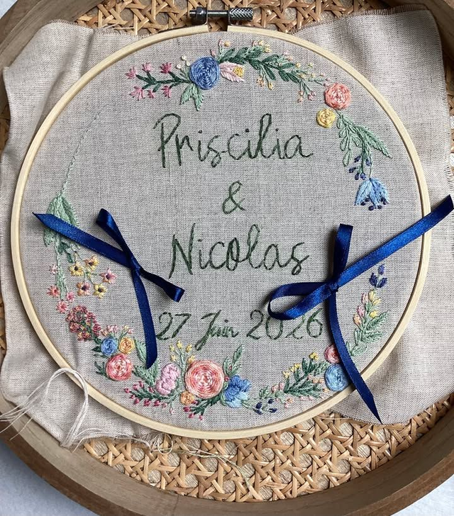 SUR COMMANDE Porte-alliances personnalisé