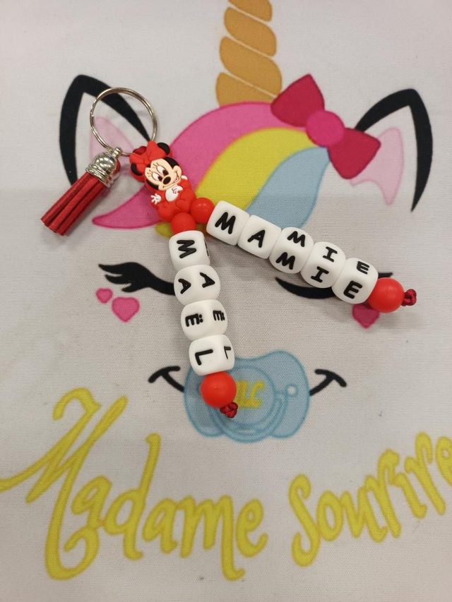 Porte clés 2 branches liées Min