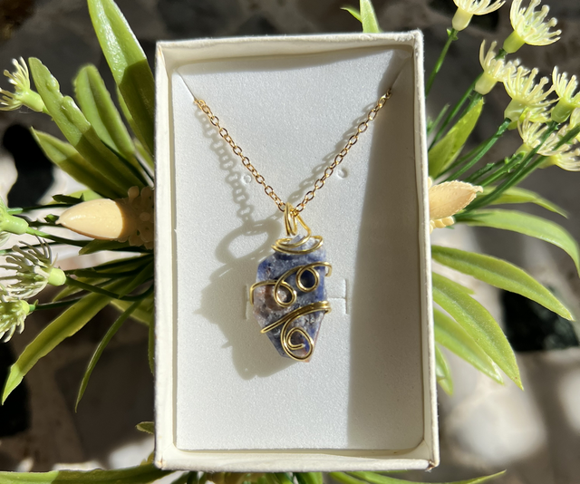 Lapislazzuli grezzo , prov : Cile 🇨🇱, acciaio inox 