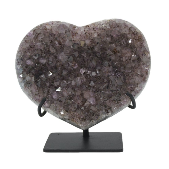 Géode d'Améthyste cœur qualité Extra 10 cm