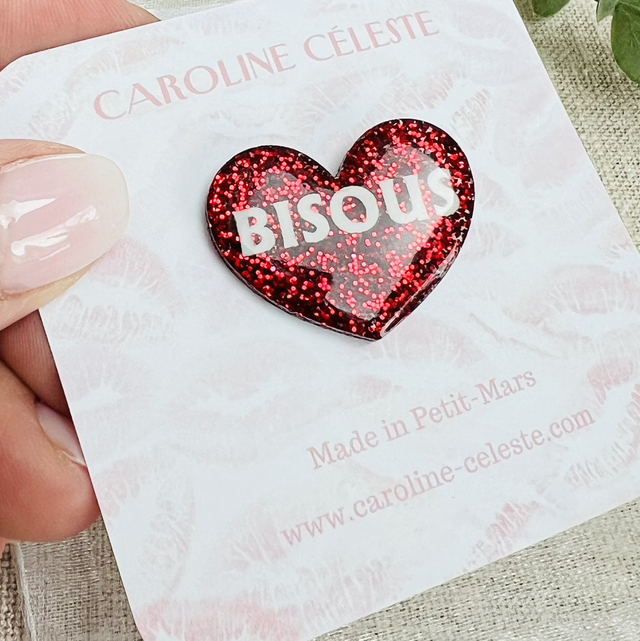 Broche Bisous