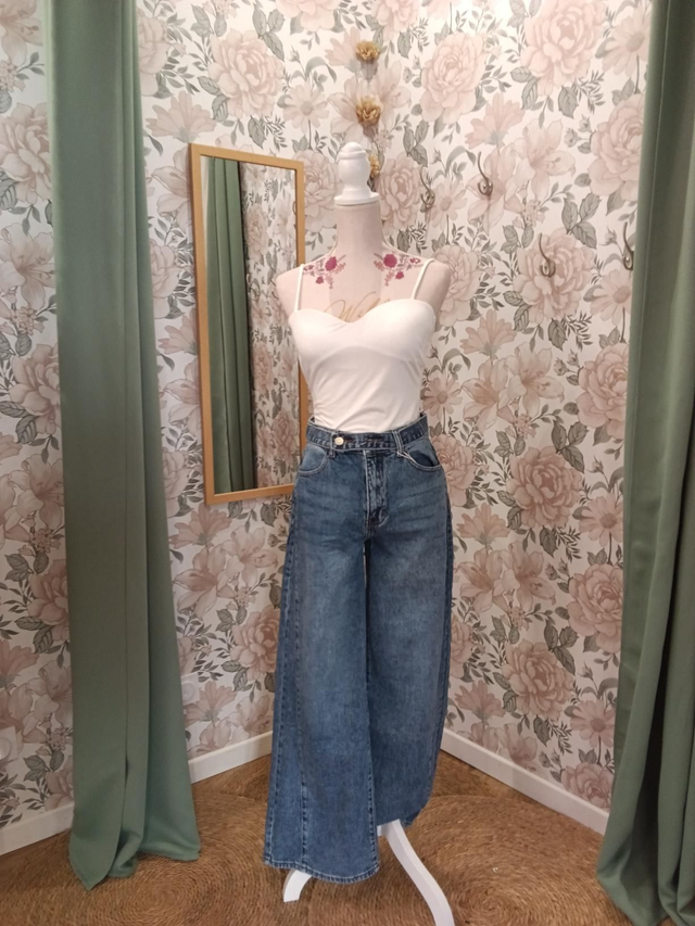 Jeans wide leg-5715