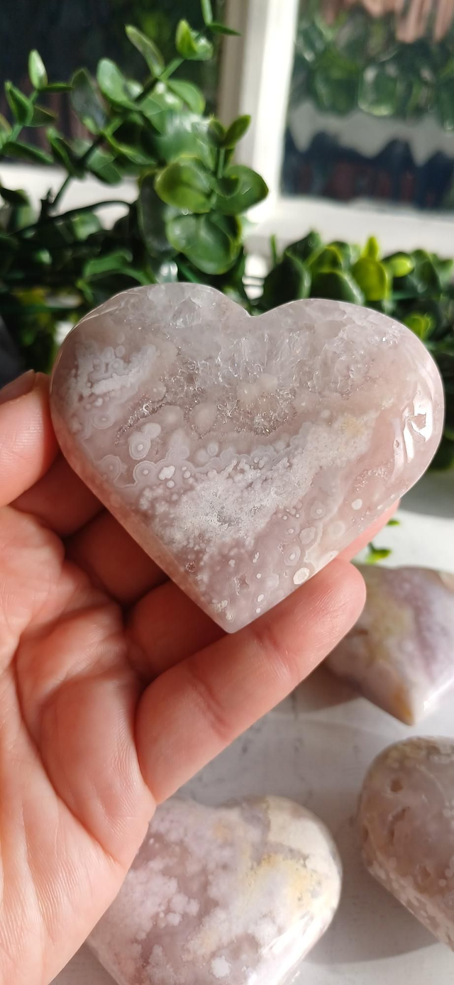 Pink Amethyst Heart No. 1