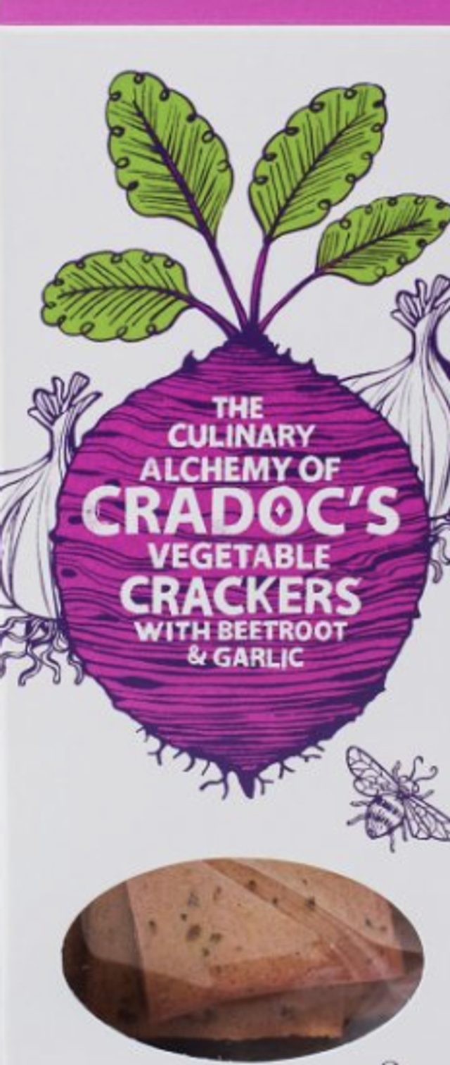 Cradocs Beetroot and Garlic Cracker