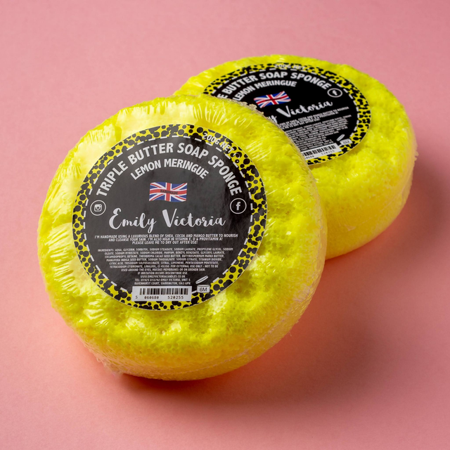 Lemon Meringue Triple Butter Soap Sponge