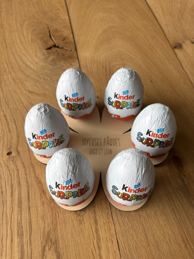 Assiette pour oeufs au chocolat - Personnalisable