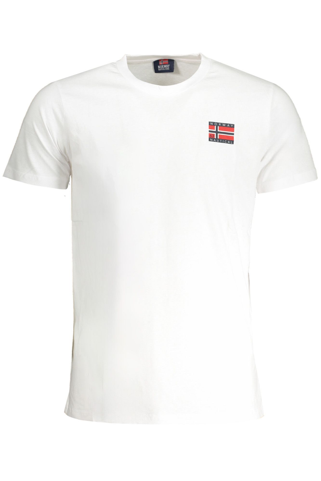 NORWAY 1963 T-SHIRT MANICHE CORTE UOMO BIANCO
