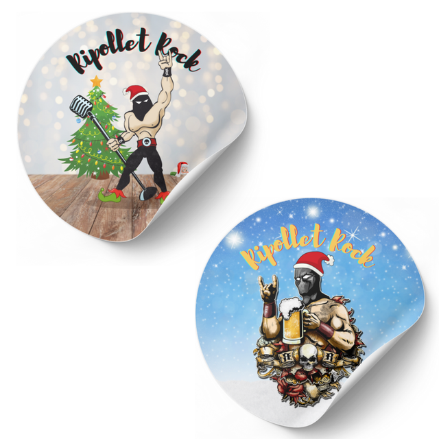 Pegatinas Navideñas Ripollet Rock