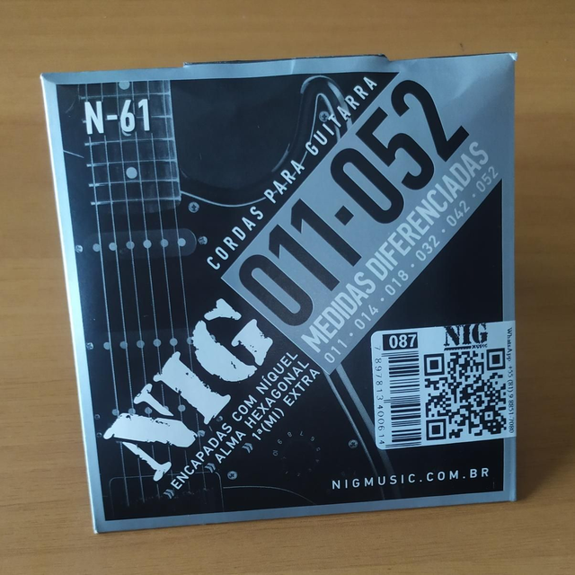 Encordoamento Guitarra 011 Nig Strings 