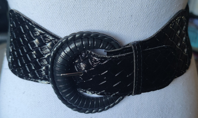 Ceinture noir élastique 80 cm 