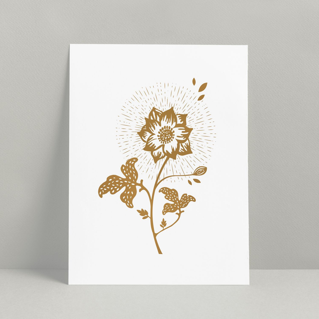 AFFICHE LÉONIE DORÉE