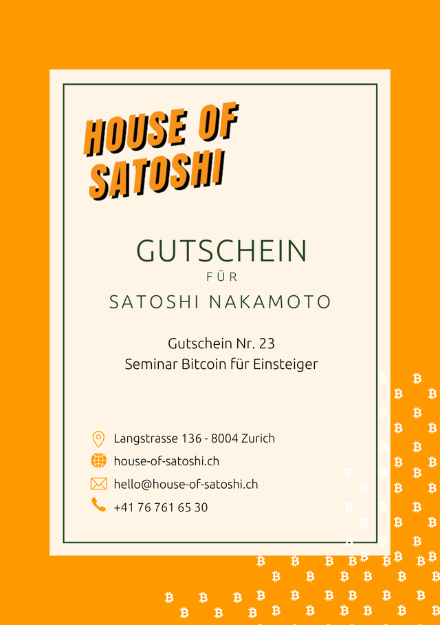 Gutschein: Seminar Bitcoin für Einsteiger