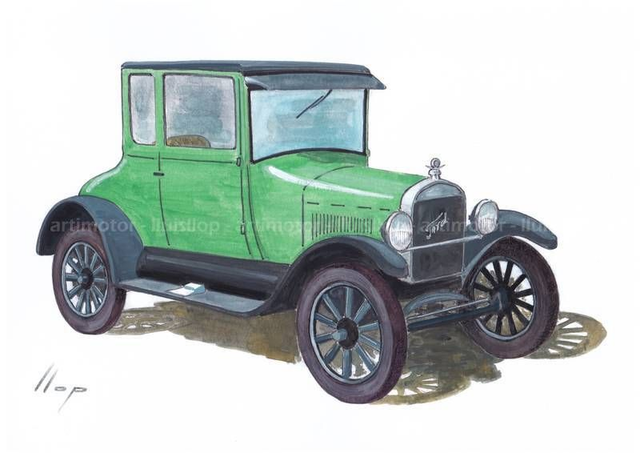 Artimotor onpaper CLASSICS 21x30 - Ford T coupe