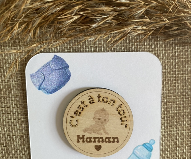 Jeton de décision  « à qui le tour ? » Maman ou papa - Nouveau modèle