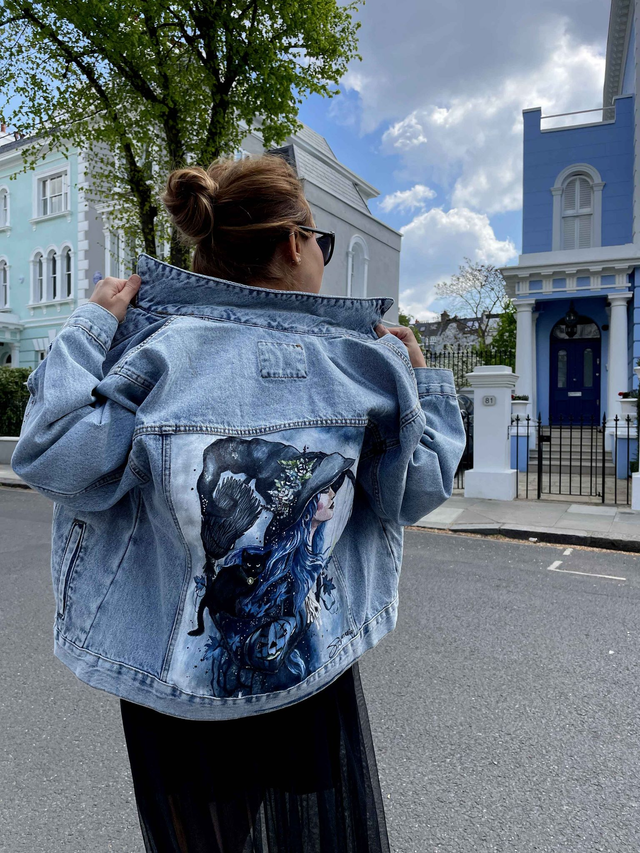 Hand Painted Denim Jacket