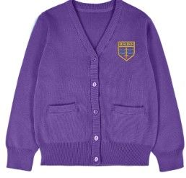 Cardigan - Burleigh School Logo