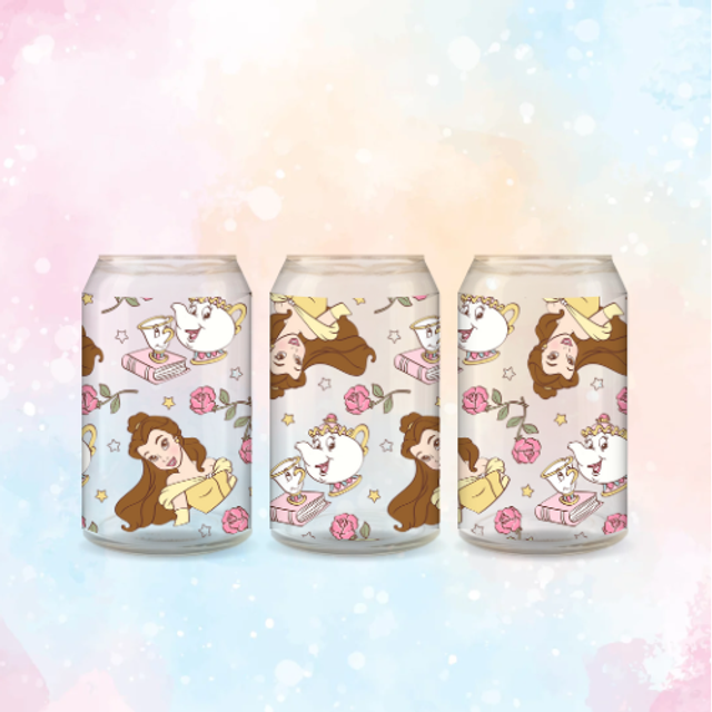 Verre La Belle et La Bête 