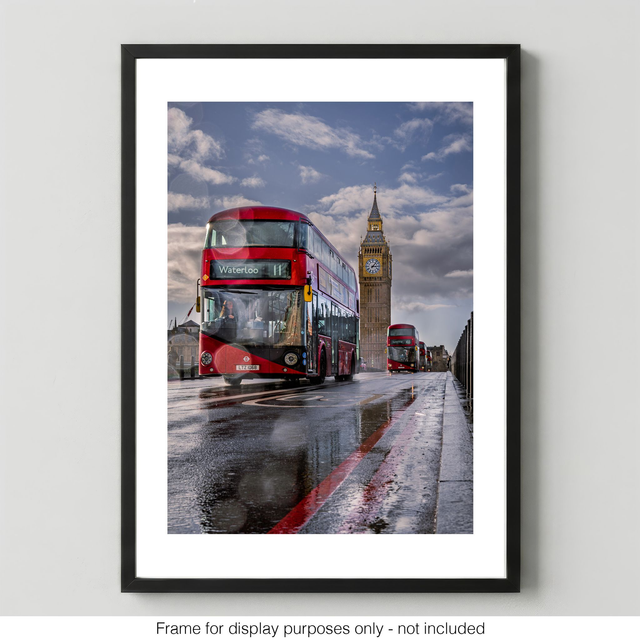 Big Ben, Busses and Westminster Bridge