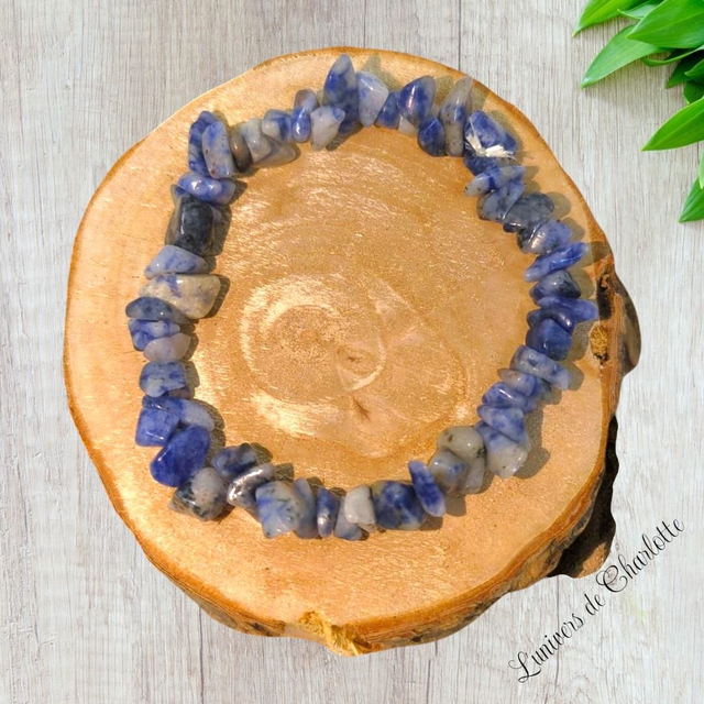 Bracelet "Sodalite" - Baroque - BR-216