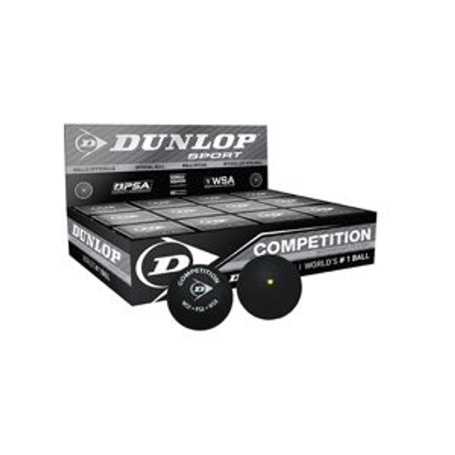 Balles de squash DUNLOP 1 point jaune