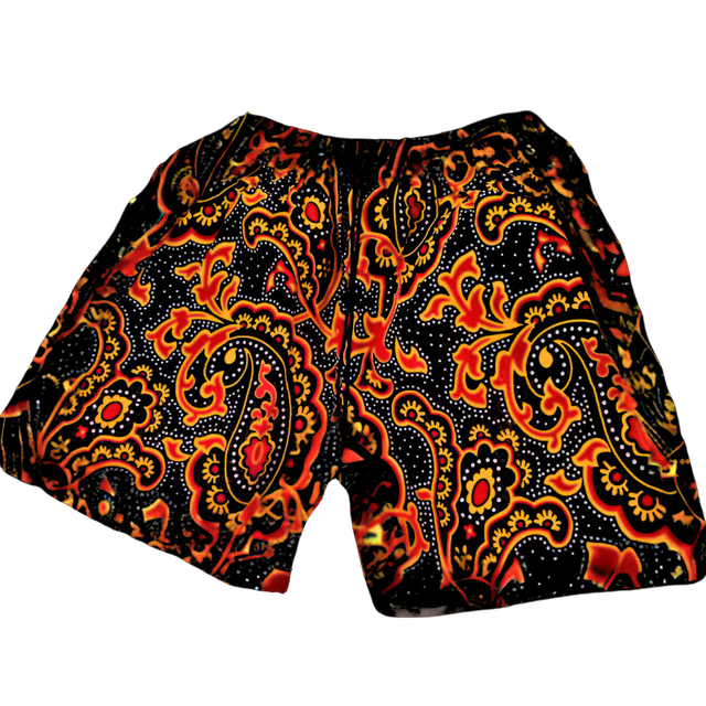 Shorts - African Ankara Shorts Unisex Medium