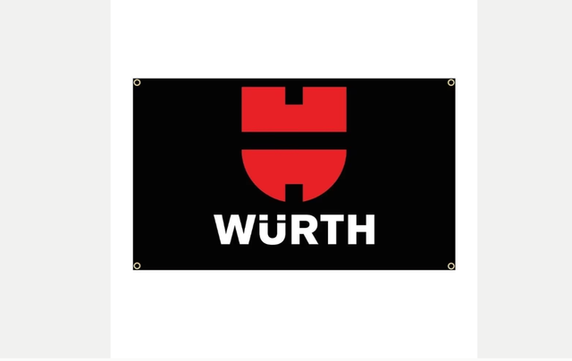 Grote vlaggen Wurth (150x90cm)