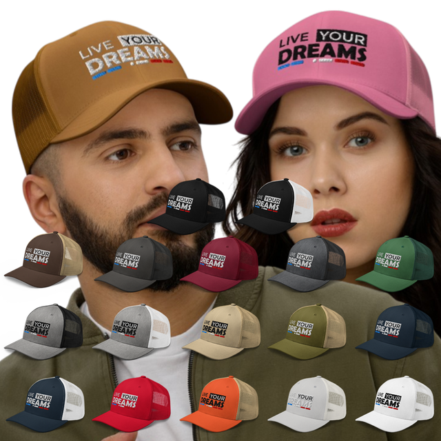 Casquette TruckerCap Brodée - DREAMS
