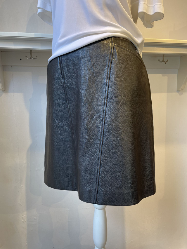 Vintage Chanel  leather skirt