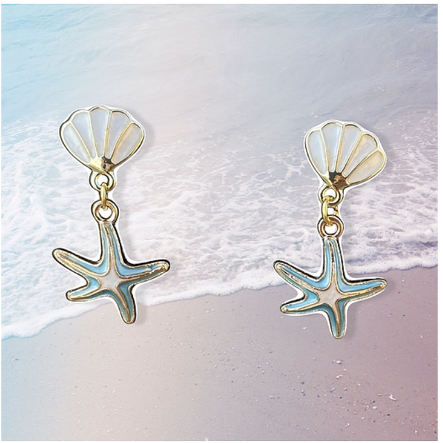 Stunning Starfish Earrings 