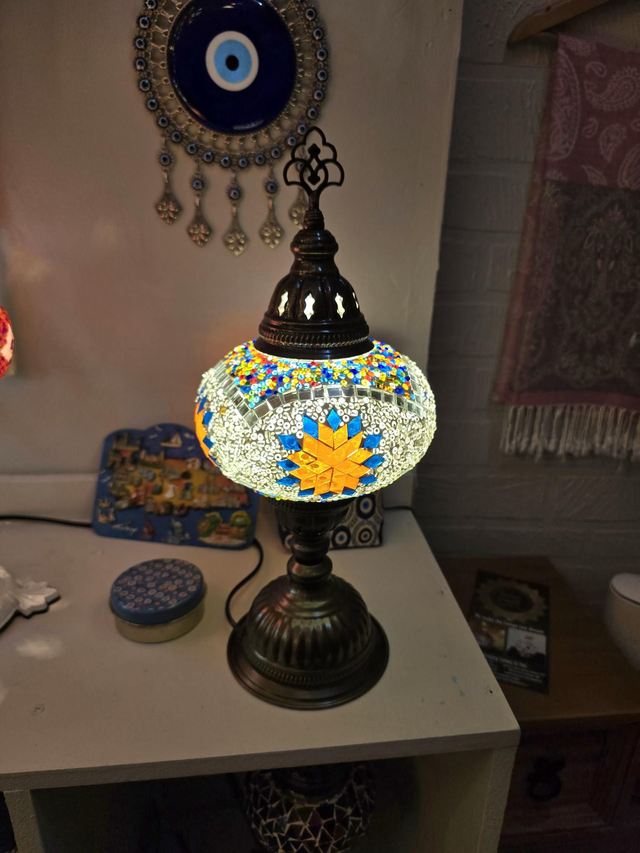 Large Mosaic Table Lamp
