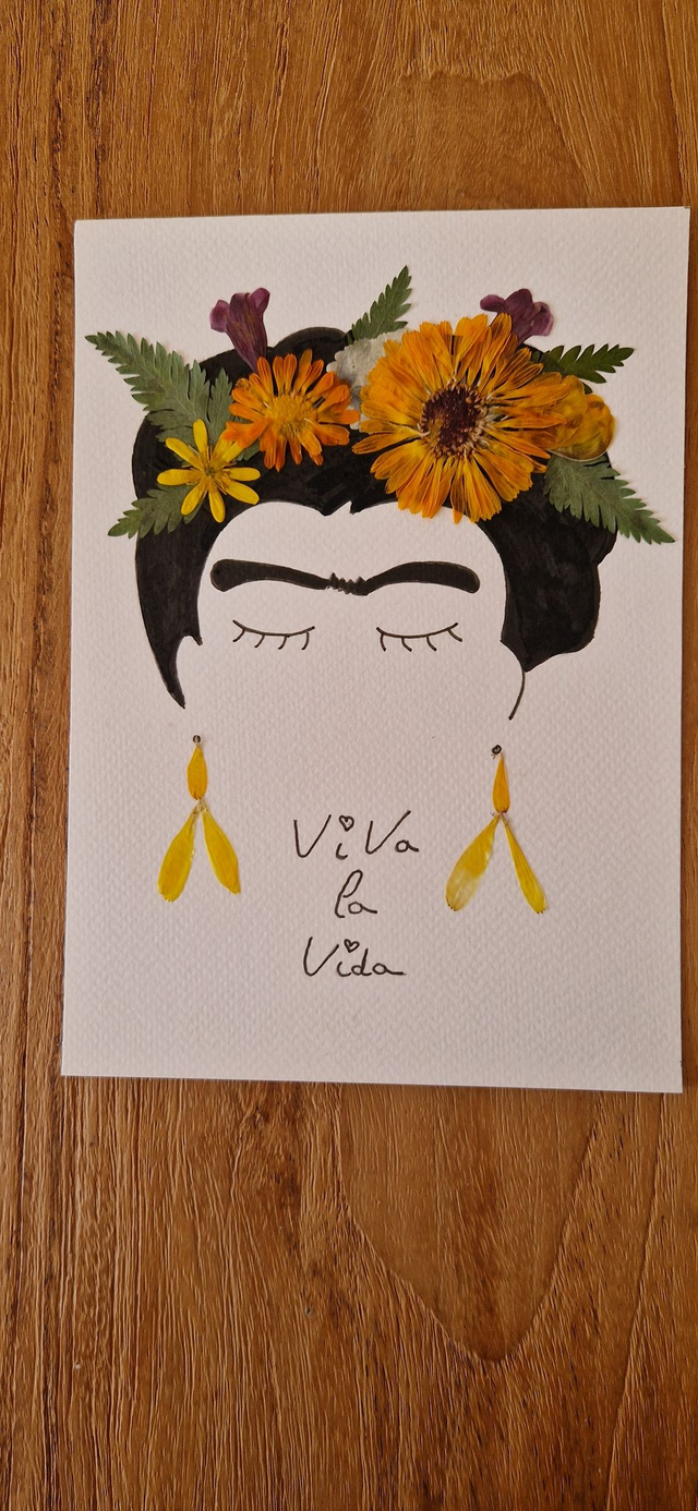 Herbier "Viva la Vida"  Frida Kahlo