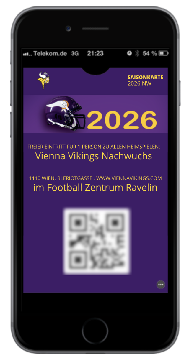 Saisonkarte 2026 Nachwuchs