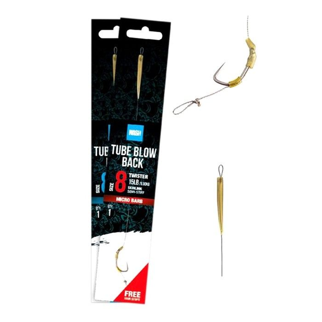 Nash Tube Blow Back Rig Micro Barb