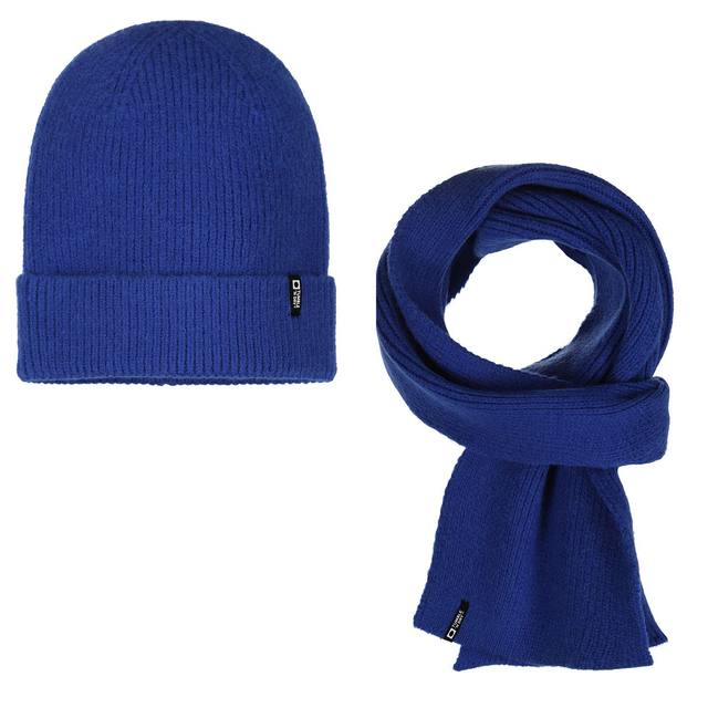 Tumble 'N Dry Beanie and Scarf muts en sjaal - Blauw