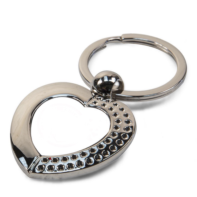 Custom Printed Key Ring - Heart Shape